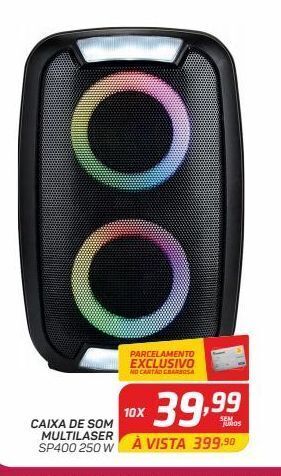 GBarbosa Caixa de som multilaser sp400 250 w oferta