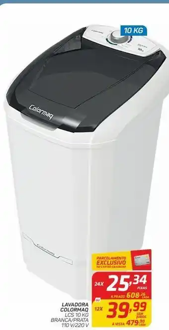 GBarbosa Lavadora colormaq lcs 10 kg branca/prata 220 v oferta