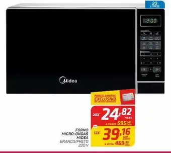 GBarbosa Forno micro-ondas midea branco/preto 220 v oferta