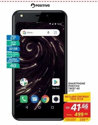 GBarbosa Smartphone positivo twist 4g 32 gb oferta