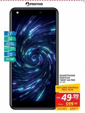 GBarbosa Smartphone positivo twist 4g pro 64 gb oferta