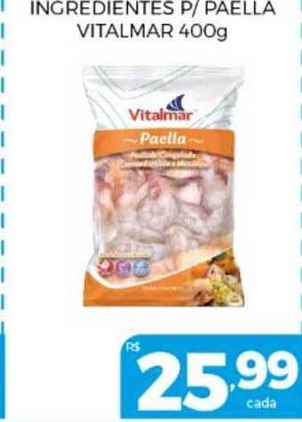 Ingredients P Paella Vitalmar 400g