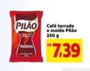 Extra Supermercado Cafe Torrado e moida Pilao 250g oferta