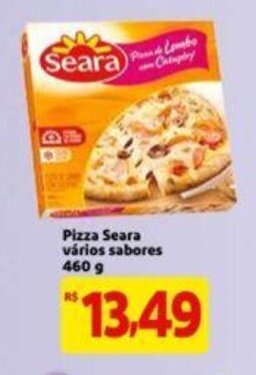 Extra Supermercado Pizza Seara varios sabores 460g oferta