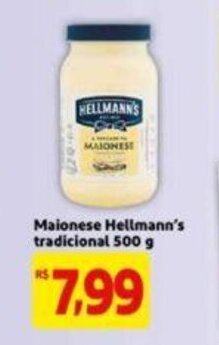 Extra Supermercado Maionese Hellmann's Trad 500g oferta