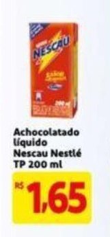 Extra Supermercado Achocolatado liquido Nescau Nestle TP 200ml oferta