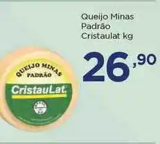 Apoio Mineiro Queijo Minas Padrão Cristaulat 1kg oferta
