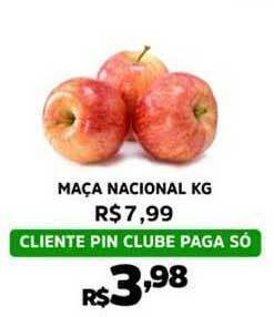 Pinheiro Supermercado Maça Nacional 1kg oferta