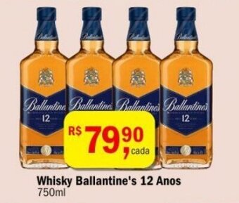 Ultrabox Whisky Ballantine's 12 anos 750ml oferta
