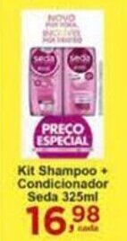 Rossi Supermercado Kit Shampoo + Condicionador Seda 325ml oferta