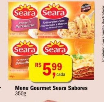 Ultrabox Menu Gourmet Seara Sabores 350g oferta