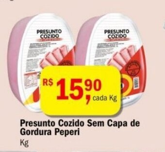 Ultrabox Presunto cozido sem capa de gordura Peperi 1kg oferta