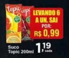 Rossi Supermercado Suco Topic 200ml oferta
