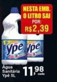 Rossi Supermercado Agua Sanitaria Ype 5L oferta