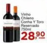Rossi Supermercado Vinho Chileno Concha Y Toro Reservado 750ml oferta