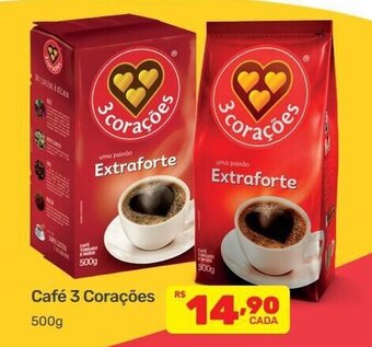 Supermercados Condor Cafe 3 Coracoes 500g oferta