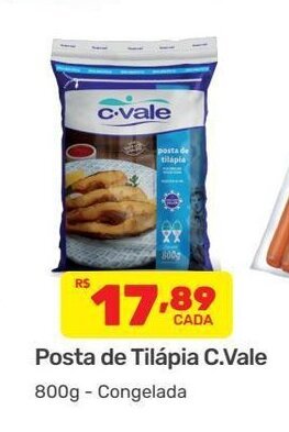 Posta de Tilapia C.Vale 800g