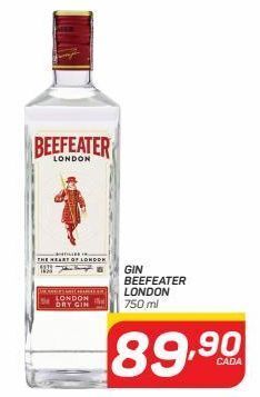 GBarbosa Gin beefeater london 750ml oferta