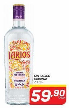 GBarbosa Gin larios original 700ml oferta