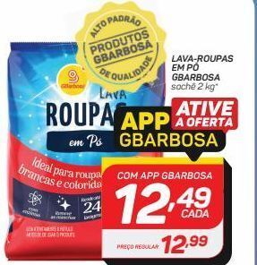 GBarbosa Lava-roupas em pó gbarbosa 2kg oferta