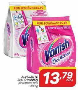Alvejante em pó vanish 400g