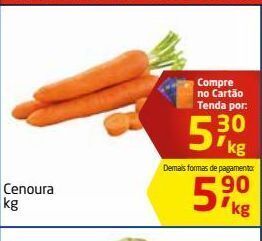 Tenda Atacado Cenoura kg oferta