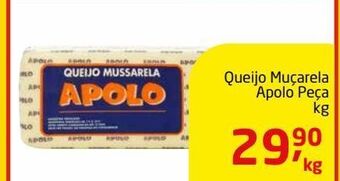 Tenda Atacado Queijo muçarela apolo peça kg oferta
