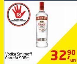 Tenda Atacado Vodka smirnoff garrafa 998ml oferta