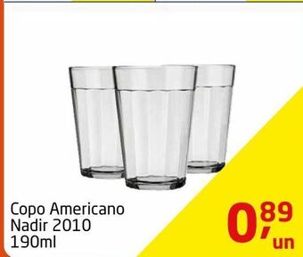 Tenda Atacado Copo americano nadir 2010 190ml oferta