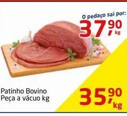 Patinho bovino peça a vácuo kg