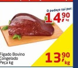 Tenda Atacado Fígado bovino congelado peça kg oferta