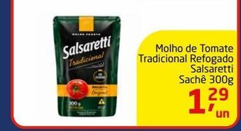Tenda Atacado Molho de tomate tradicional refogado salsaretti sachê 300g oferta