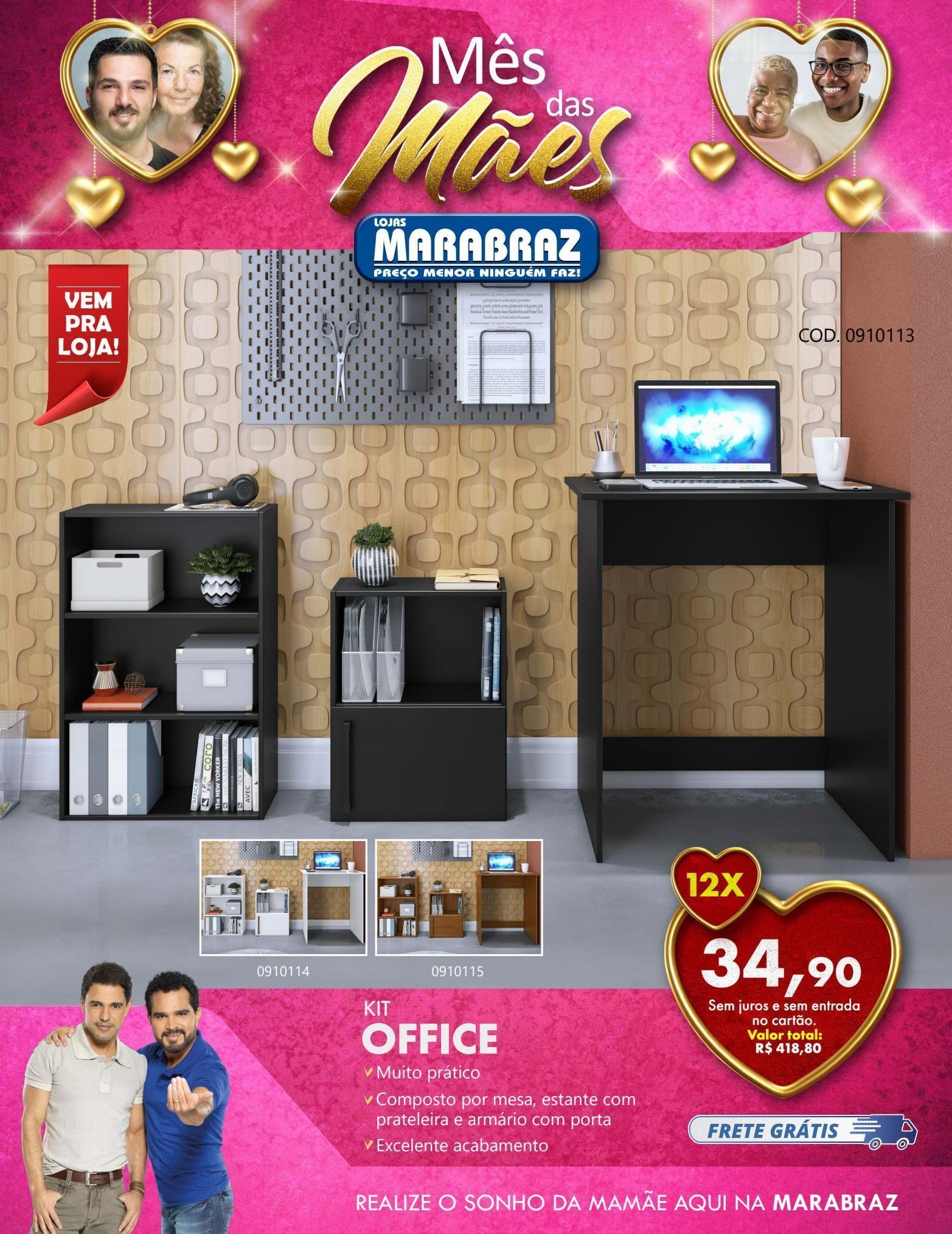 Kit office oferta na Marabraz