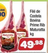 Costazul Supermercados Filé de costela bovina prime rib maturatta kg oferta