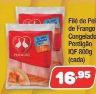 Costazul Supermercados Filé de peito de frango congelado perdigão iqf 800g oferta
