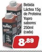 Costazul Supermercados Bebida láctea 15g de proteína yopro sabores 250ml oferta