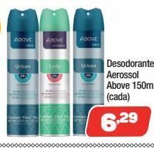 Desodorante aerossol above 150ml