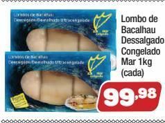 Costazul Supermercados Lombo de bacalhau dessalgado congelado mar 1kg oferta