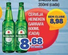 Costazul Supermercados Cerveja heineken garrafa 600ml oferta