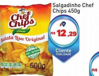 Salgadinho chef chips 450g