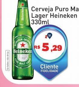 Tonin Superatacado Cerveja puro malte lager heineken 330ml oferta