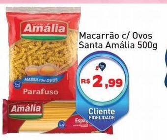Tonin Superatacado Macarrão c/ ovos santa amália 500g oferta