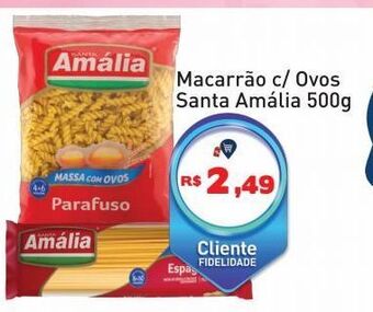 Tonin Superatacado Macarrão c/ ovos santa amália 500g oferta