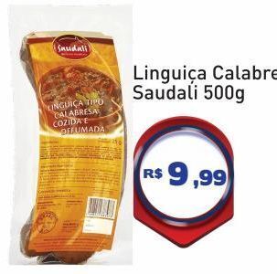 Tonin Superatacado Linguiça calabresa saudali 500g oferta