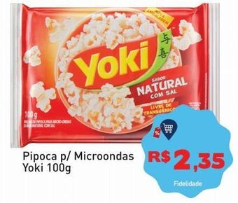 Tonin Superatacado Pipoca p/ microondas yoki 100g oferta