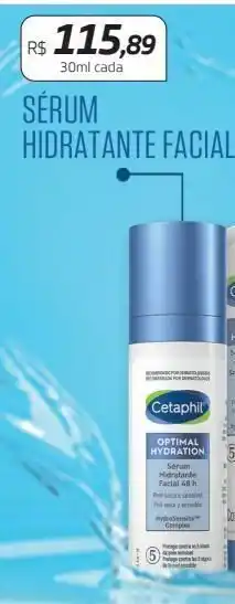 Drogal Cetaphil sérum hidratante facial 30ml oferta