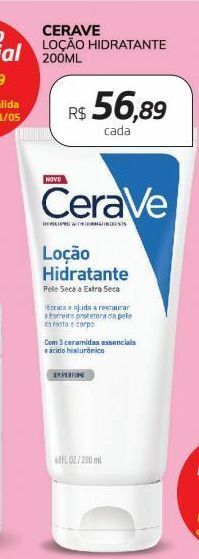 Drogal Cerave loção hidratante 200ml oferta