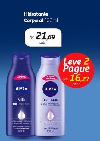 Drogal Hidratante corporal nivea 400ml oferta