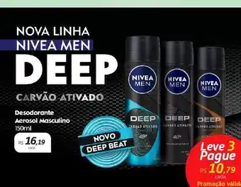 Desodorante aerossol masculino deep 150ml