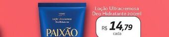Drogal Loção ultracremosa deo hidratante paixão 200ml oferta